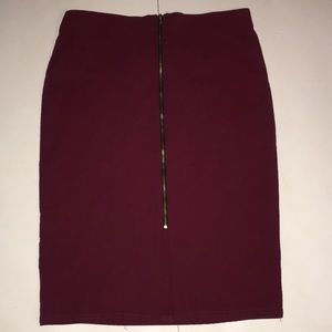 Atmosphere Deep Red Skirt